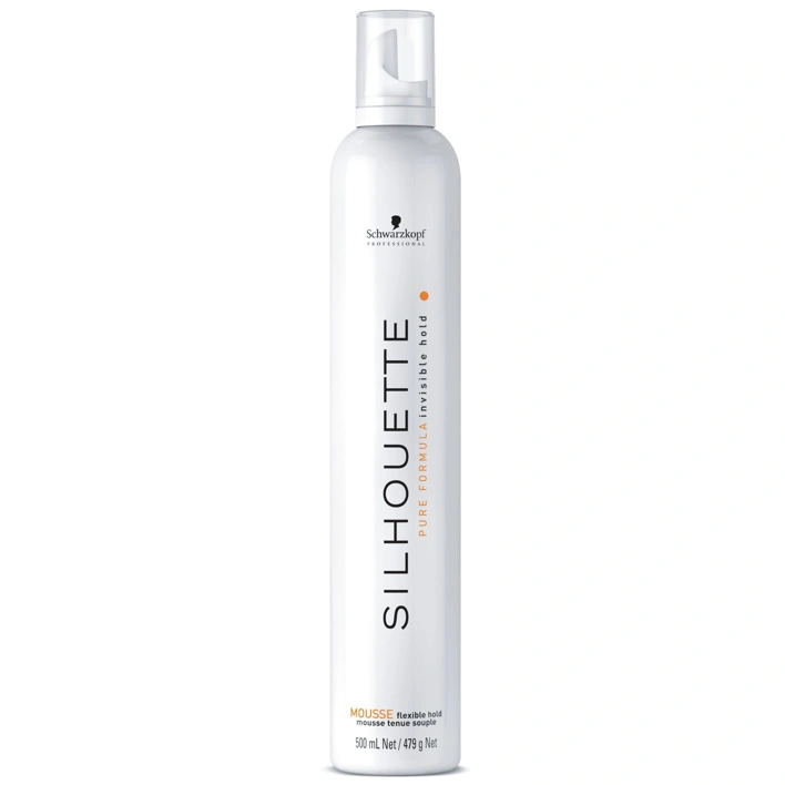 Schwarzkopf Silhouette rugalmas tartást adó hajhab (fehér) 500ml főképe
